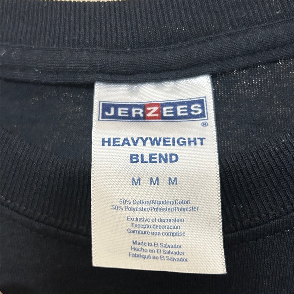 Jerzees Black Heavyweight Blend Shirt - Picture 5 of 11